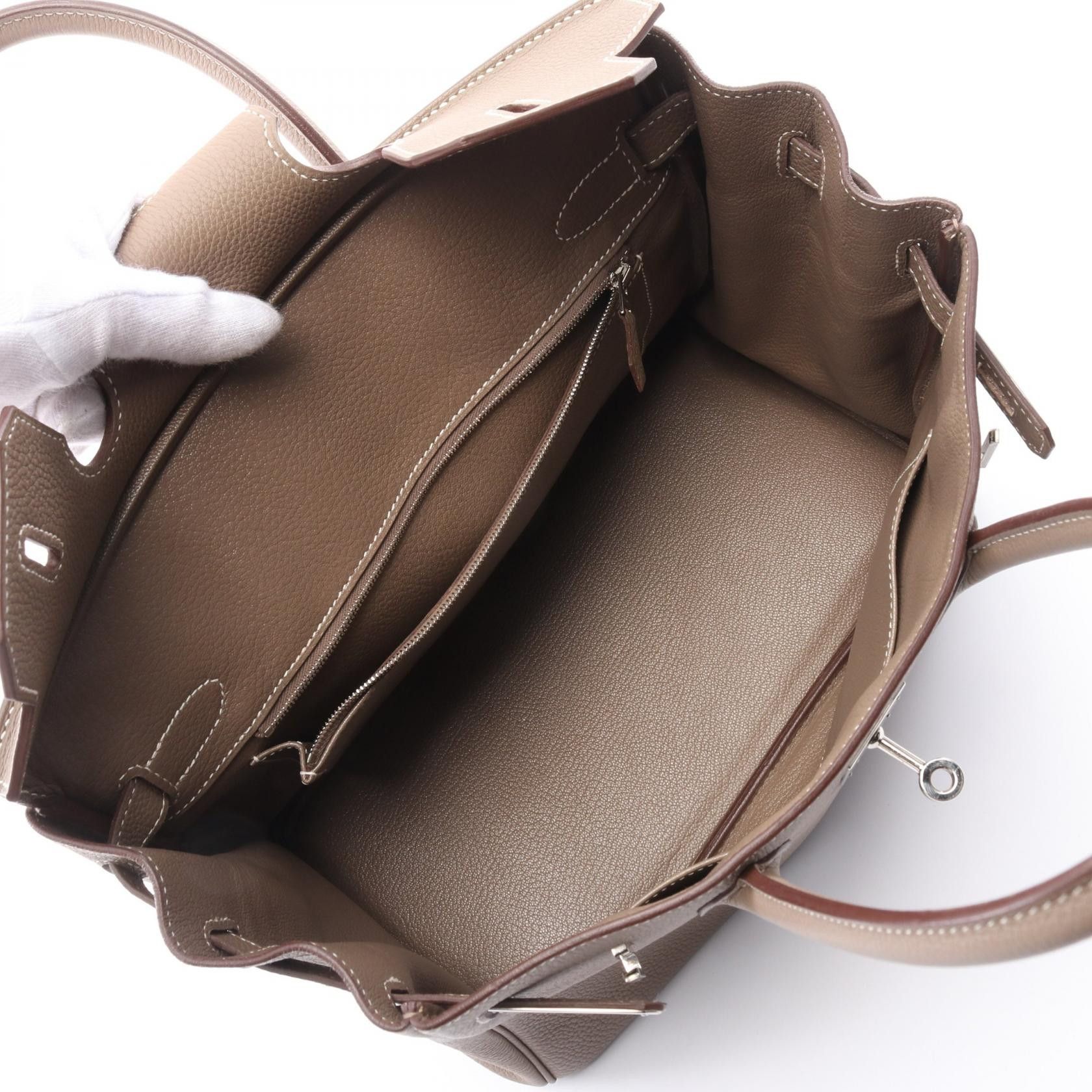 Hermes Hermes Hermes Birkin 30 Togo Handbag Leather Handbag Stamp A (2017) Size ONE SIZE - 3 Thumbnail