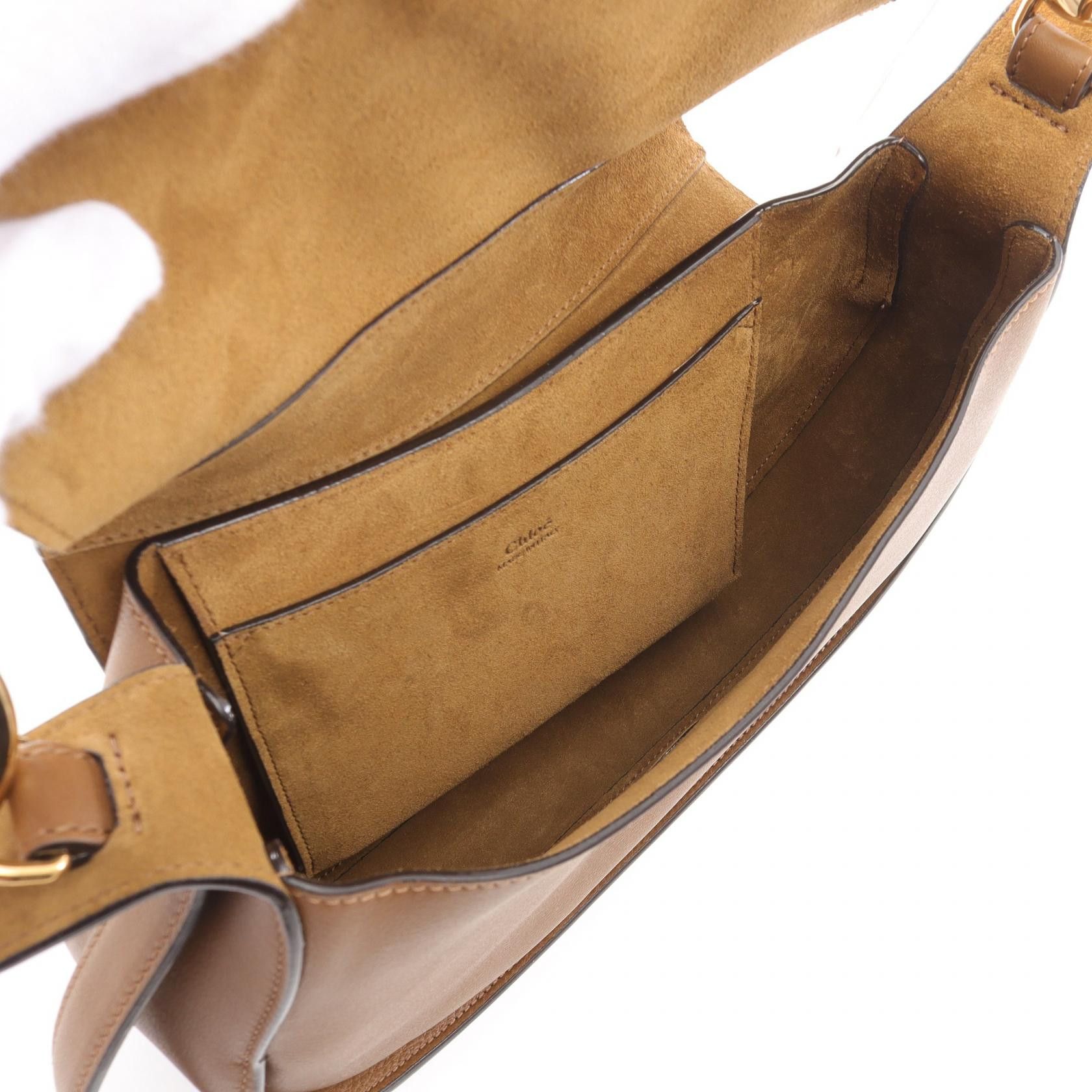 Chloe Chloe Chloe Chloé Ride Calfskin Shoulder Bag Leather Shoulder Bag CHC25SS581O3220V Size ONE SIZE - 3 Thumbnail