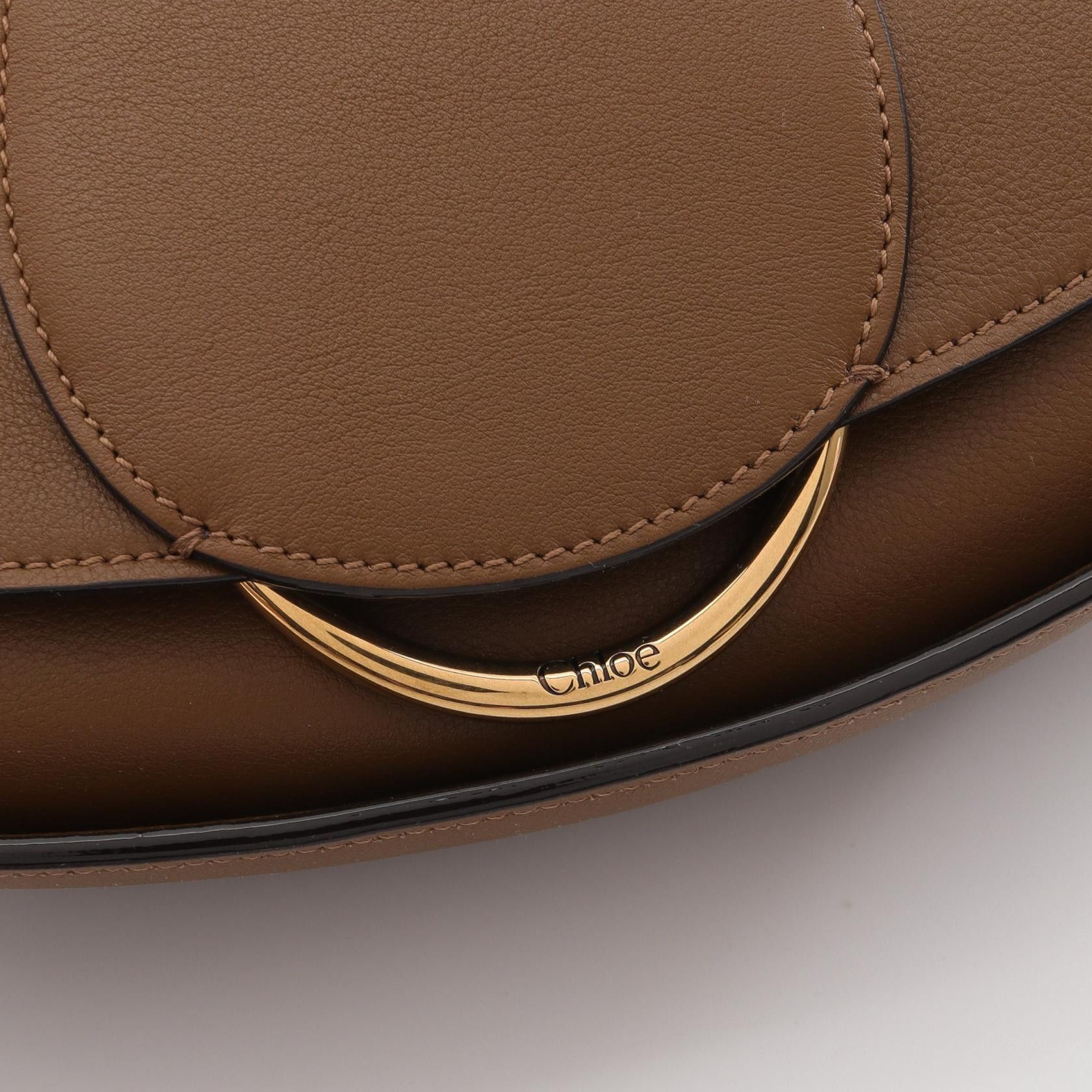 Chloe Chloe Chloe Chloé Ride Calfskin Shoulder Bag Leather Shoulder Bag CHC25SS581O3220V Size ONE SIZE - 6 Thumbnail