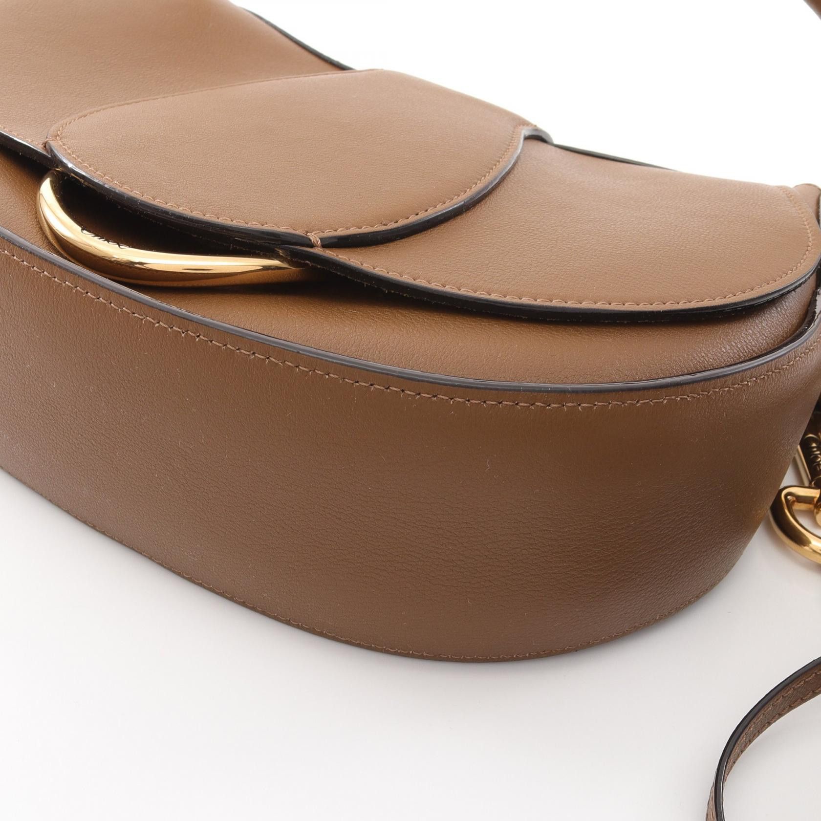 Chloe Chloe Chloe Chloé Ride Calfskin Shoulder Bag Leather Shoulder Bag CHC25SS581O3220V Size ONE SIZE - 7 Thumbnail