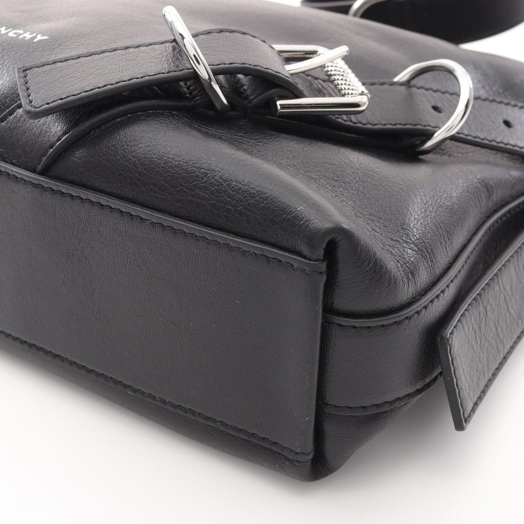 Givenchy Givenchy Givenchy VOYOU Leather 2way Shoulder Bag Leather Crossbody Bag BK50CWK1UB001 Size ONE SIZE - 6 Thumbnail