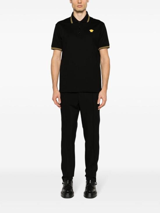 Versace VERSACE Men T-Shirts 1013910 1A098601B000 Black Size US L / EU 52-54 / 3 - 6 Thumbnail