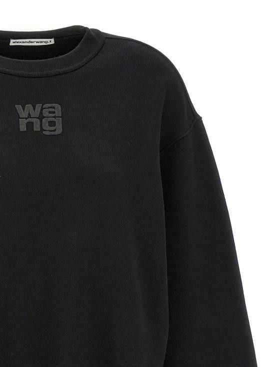 Alexander Wang ALEXANDER WANG Women Hoodies 4CC3241508 001 Black Size L / US 10 / IT 46 - 3 Thumbnail