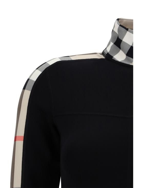Burberry BURBERRY Women Hoodies 8072191 A1189 BLACK Size L / US 10 / IT 46 - 3 Thumbnail