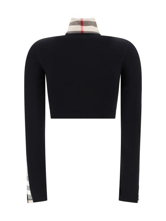 Burberry BURBERRY Women Hoodies 8072191 A1189 BLACK Size S / US 4 / IT 40 - 2 Thumbnail