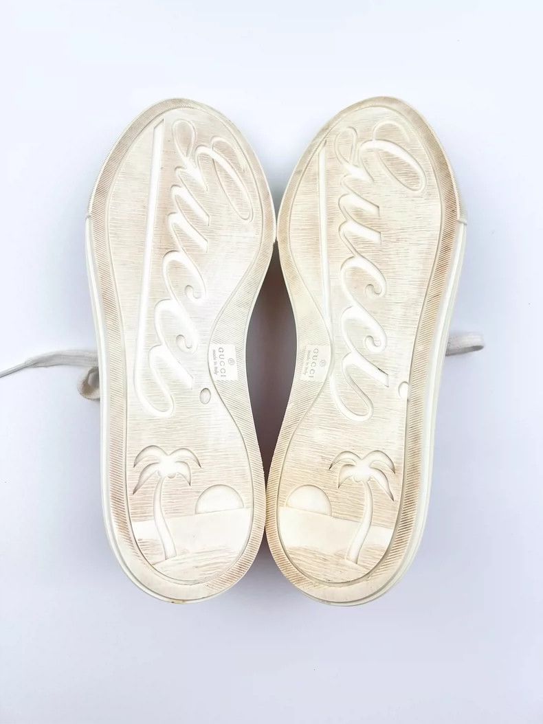 Gucci Gucci Pink Printed Sneakers Size 37.5-yf Size US 7.5 / EU 40-41 - 5 Thumbnail