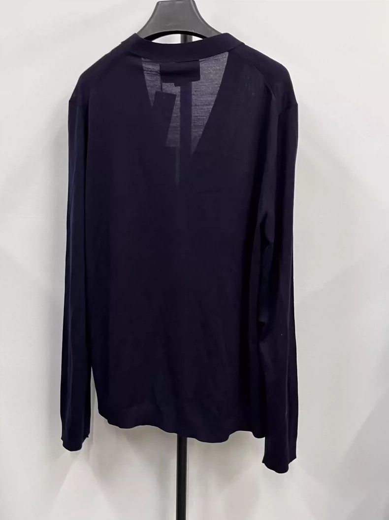Gucci GUCCI GG Embroidered V-Neck Long Sleeve Knitwear-yf Size US XL / EU 56 / 4 - 2 Thumbnail