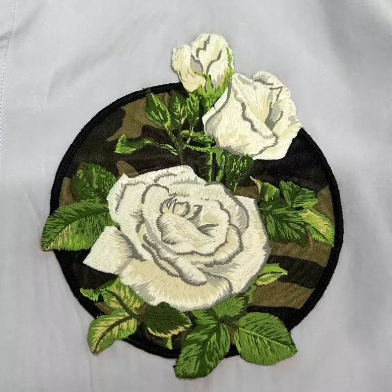Dior DIOR Floral Embroidery Short Sleeve Shirt-yf Size US M / EU 48-50 / 2 - 4 Thumbnail