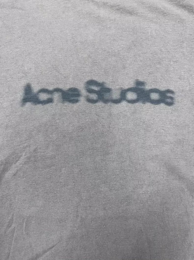 Acne Studios Acne Studios Faded Logo Short Sleeve T-Shirt-yf Size US XS / EU 42 / 0 - 3 Thumbnail