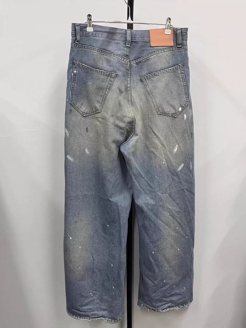 Acne Studios Acne Studios Paint Splatter Wide Leg Jeans-yf Size US 44 / EU 60 - 2 Thumbnail