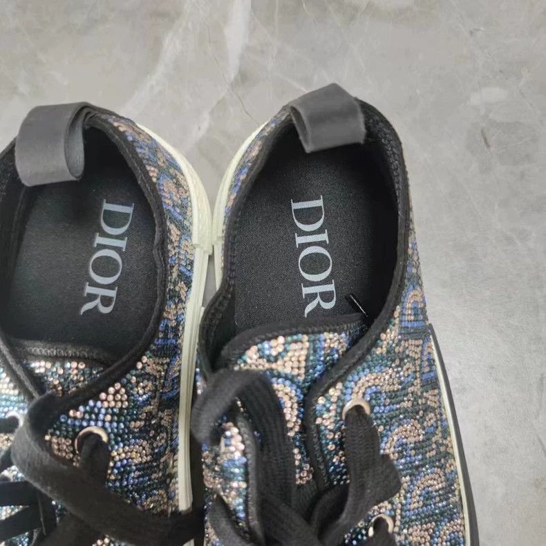 Dior Dior B23 Sneakers All Over Crystal Design-yf Size US 10 / EU 43 - 2 Thumbnail