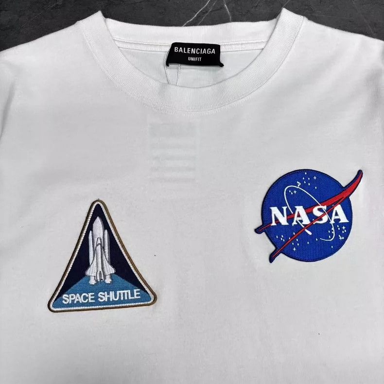 Balenciaga Balenciaga NASA Collaboration Short Sleeve T-Shirt-yf Size US S / EU 44-46 / 1 - 3 Thumbnail
