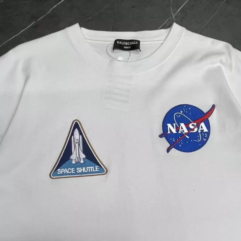 Balenciaga Balenciaga NASA Collaboration Short Sleeve T-Shirt-yf Size US S / EU 44-46 / 1 - 4 Thumbnail