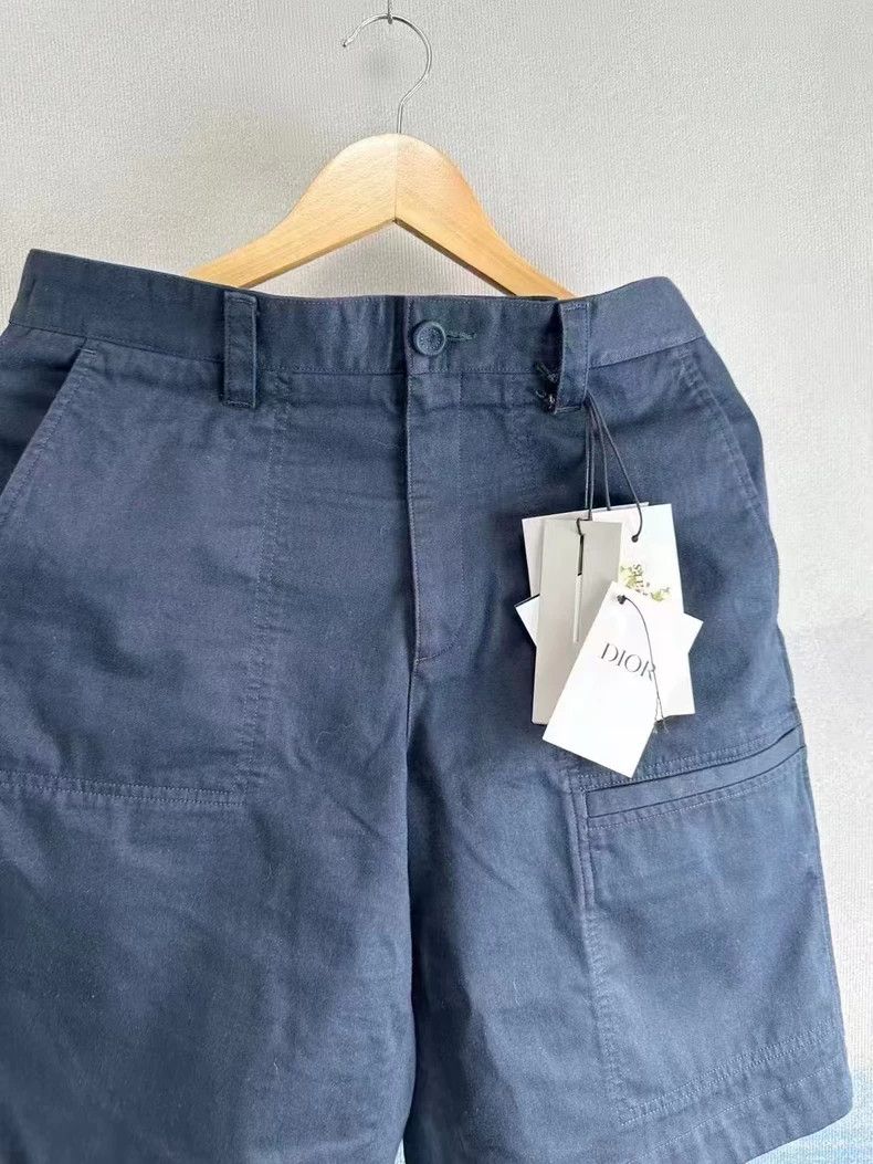 Dior Dior Denim Tears Dark Blue Cargo Shorts-yf Size US 44 / EU 60 - 2 Thumbnail