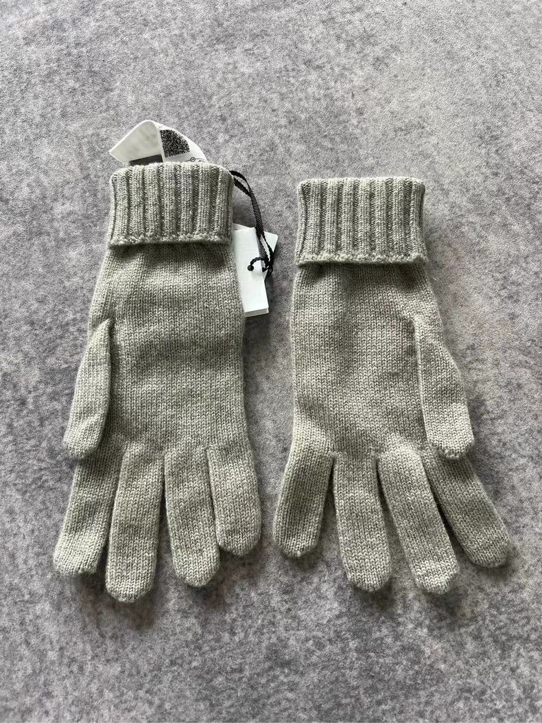 Celine Celine Cable Knit Wool Gloves-yf Size ONE SIZE - 2 Thumbnail
