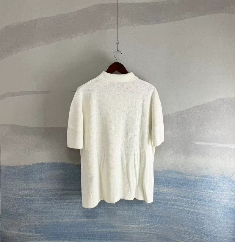 Louis Vuitton Louis Vuitton White Short Sleeve Shirt Size L-yf Size US L / EU 52-54 / 3 - 3 Thumbnail