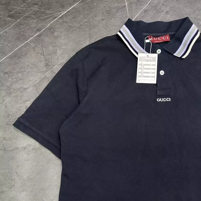Gucci GUCCI Striped Polo Short Sleeve Shirt-yf Size US S / EU 44-46 / 1 - 3 Thumbnail