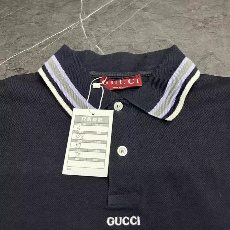 Gucci GUCCI Striped Polo Short Sleeve Shirt-yf Size US S / EU 44-46 / 1 - 4 Thumbnail