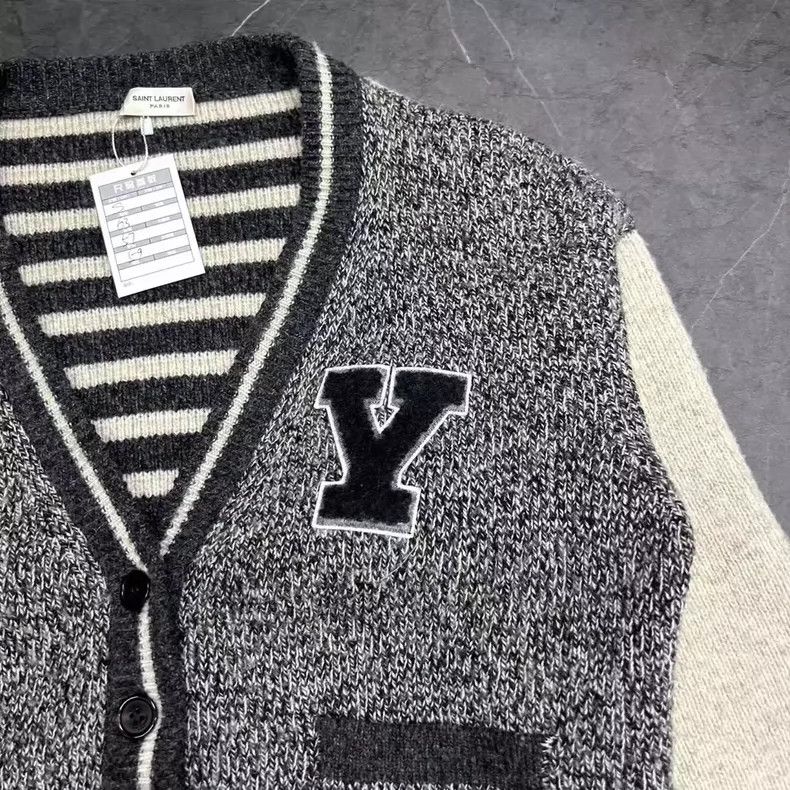 Saint Laurent Paris Saint Laurent Knit Cardigan Size S-yf Size US S / EU 44-46 / 1 - 3 Thumbnail