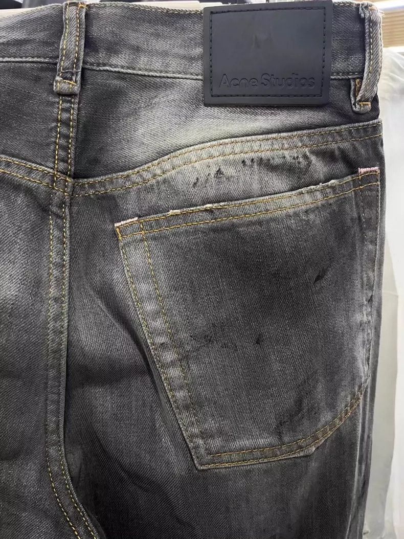 Acne Studios Acne Studios Super Baggy Wide-Leg Denim Pants-yf Size US 26 / EU 42 - 3 Thumbnail