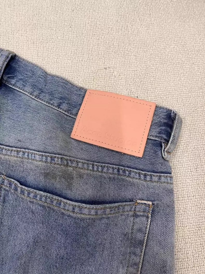 Acne Studios Acne Studios Loose Fit Light Blue Jeans-yf Size US 34 / EU 50 - 3 Thumbnail