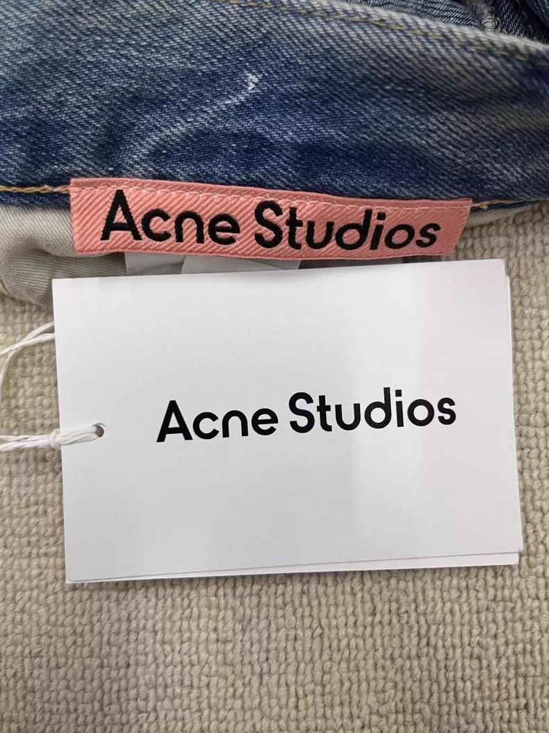 Acne Studios Acne Studios Wide-Leg Mid-Waist Jeans-yf Size US 33 - 4 Thumbnail