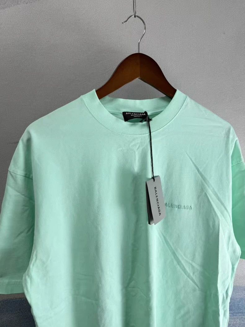Balenciaga Balenciaga Mint Green Short Sleeve T-Shirt-yf Size US S / EU 44-46 / 1 - 2 Thumbnail