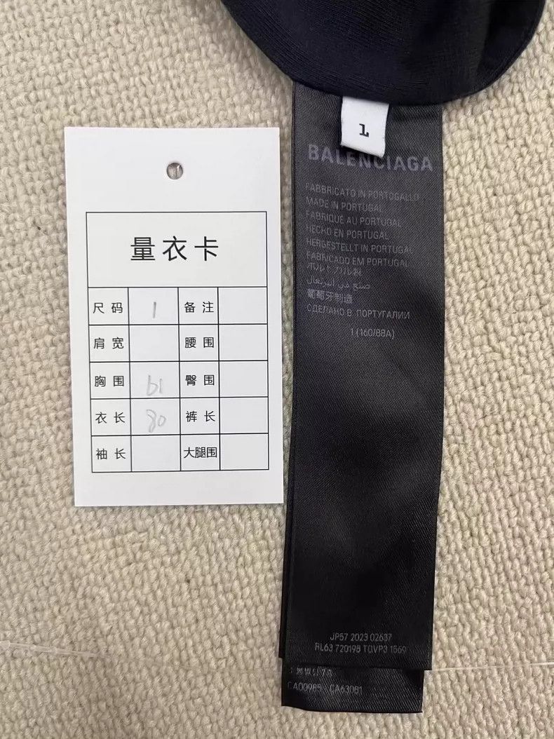 Balenciaga Balenciaga SS24 Letter Print Short Sleeve T-Shirt-yf Size US S / EU 44-46 / 1 - 4 Thumbnail