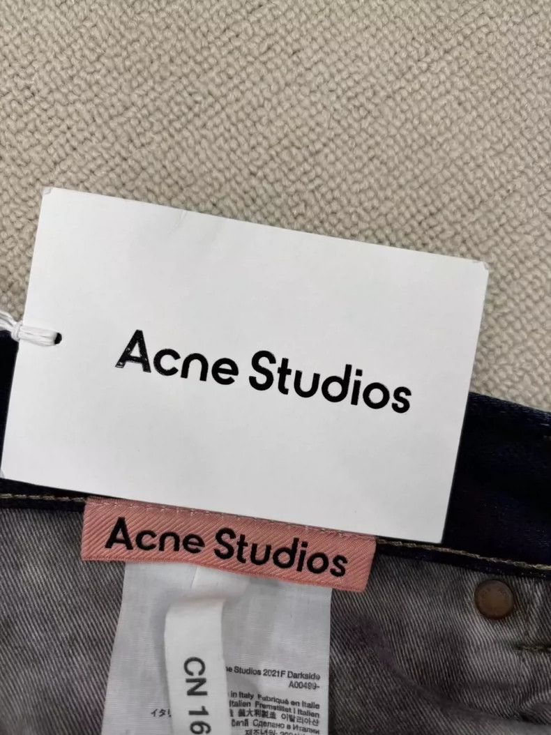 Acne Studios Acne Studios Mid Waist Loose Wide Leg Jeans-yf Size US 28 / EU 44 - 4 Thumbnail