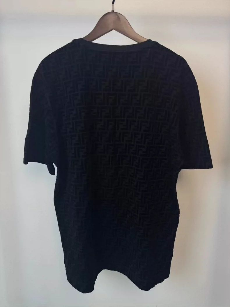 Fendi Fendi Embossed Velvet Short Sleeve Shirt-yf Size US XL / EU 56 / 4 - 2 Thumbnail