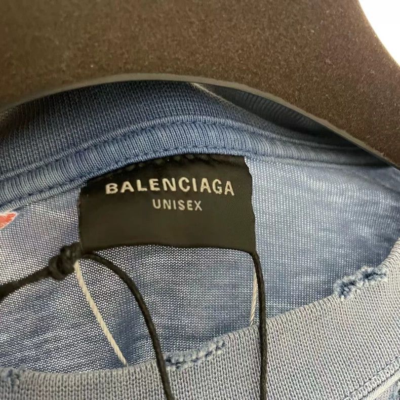 Balenciaga Balenciaga Vintage Tape Short Sleeve T-Shirt-yf Size US XS / EU 42 / 0 - 4 Thumbnail
