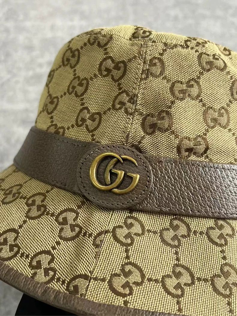 Gucci Gucci Monogram Fisherman Hat Size M-yf Size ONE SIZE - 3 Thumbnail