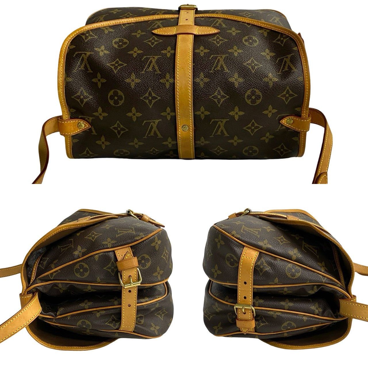 Louis Vuitton Louis Vuitton Shoulder Bag Brown Leather Size ONE SIZE - 5 Thumbnail