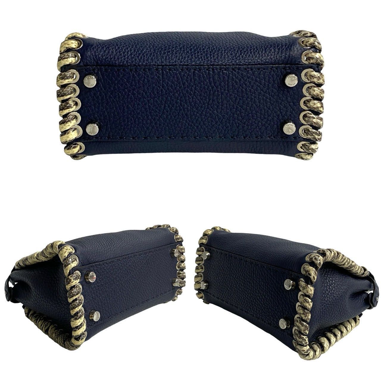 Fendi Fendi Shoulder Bag Blue Leather - Exotic Size ONE SIZE - 6 Thumbnail