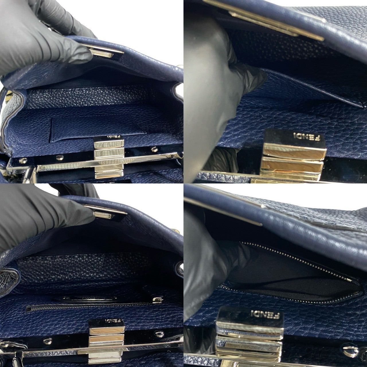 Fendi Fendi Shoulder Bag Blue Leather - Exotic Size ONE SIZE - 8 Thumbnail