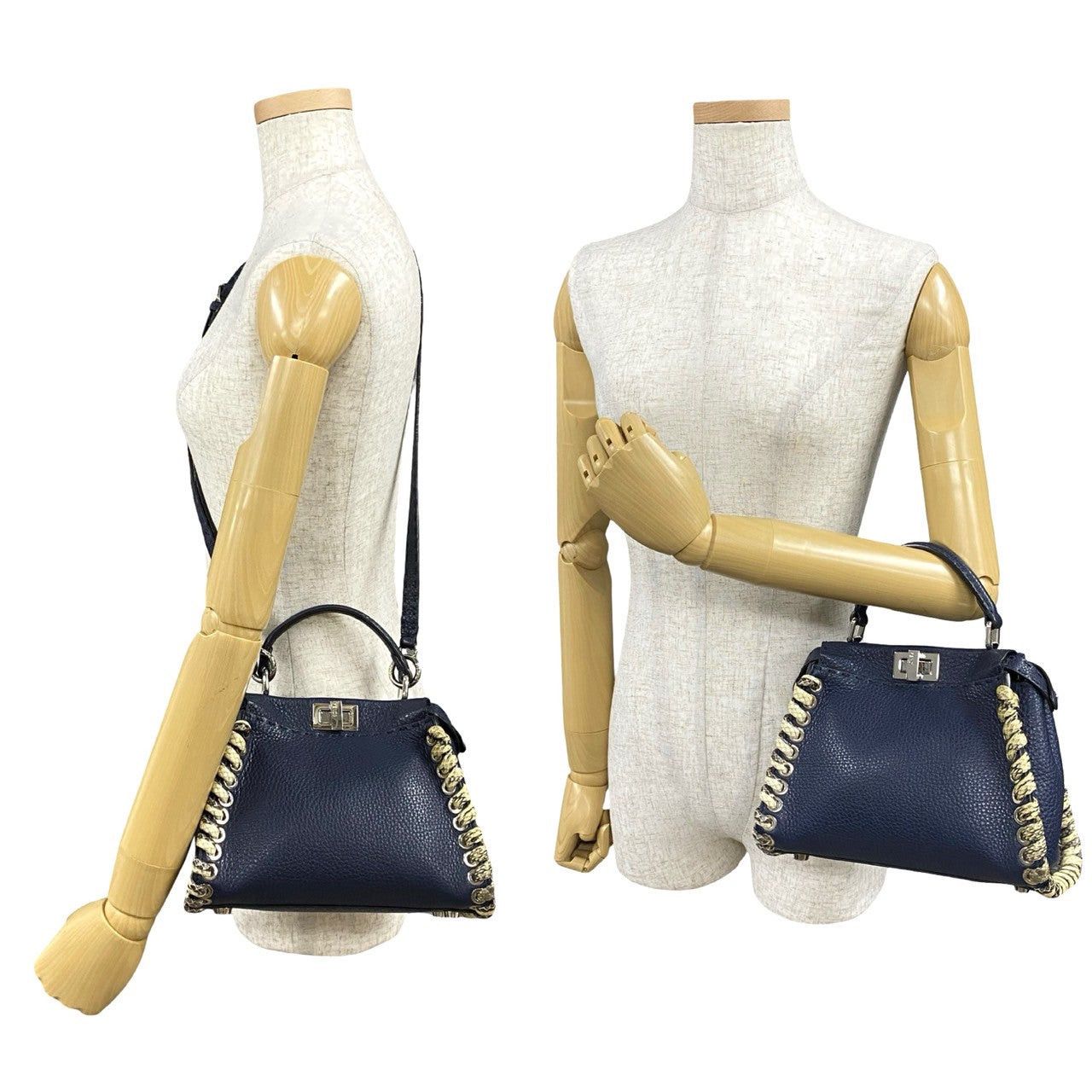 Fendi Fendi Shoulder Bag Blue Leather - Exotic Size ONE SIZE - 2 Thumbnail