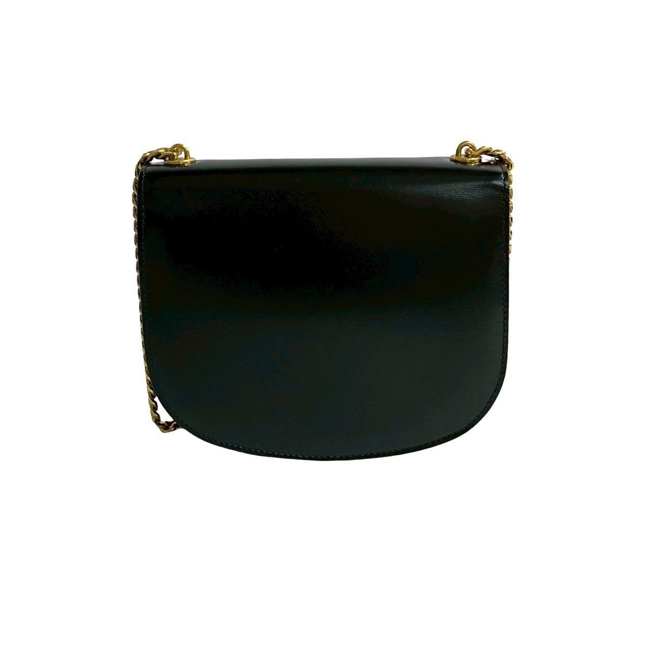 Celine Celine Shoulder Bag Black Leather Size ONE SIZE - 4 Thumbnail