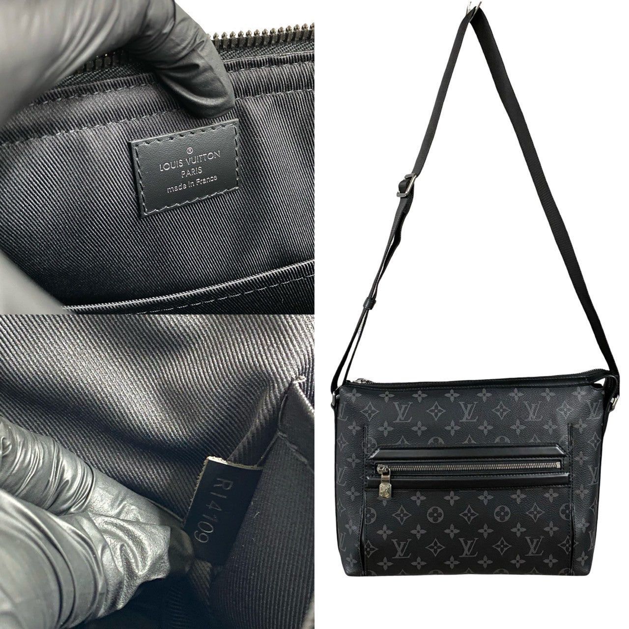 Louis Vuitton Louis Vuitton Shoulder Bag Black Leather Size ONE SIZE - 3 Thumbnail