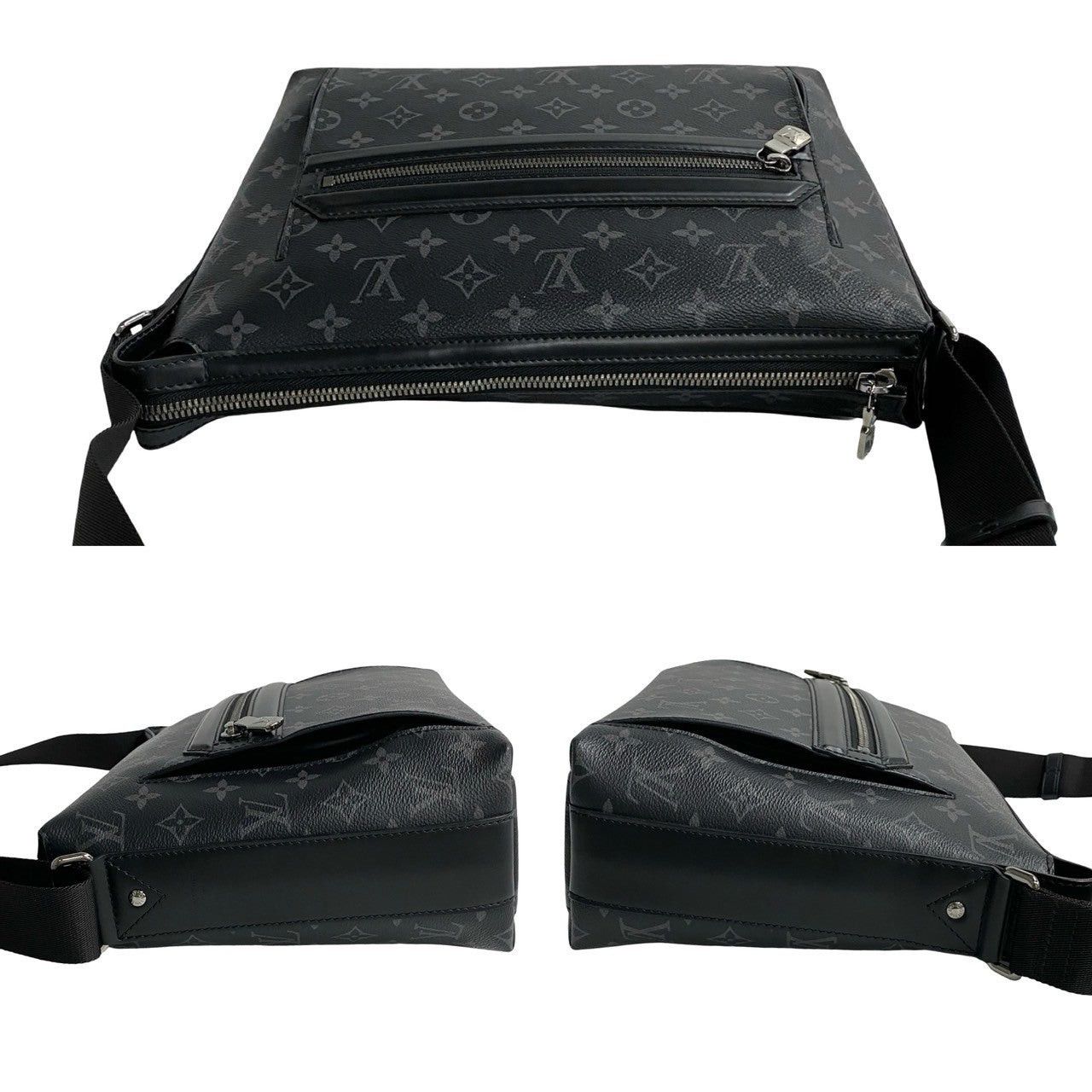 Louis Vuitton Louis Vuitton Shoulder Bag Black Leather Size ONE SIZE - 5 Thumbnail