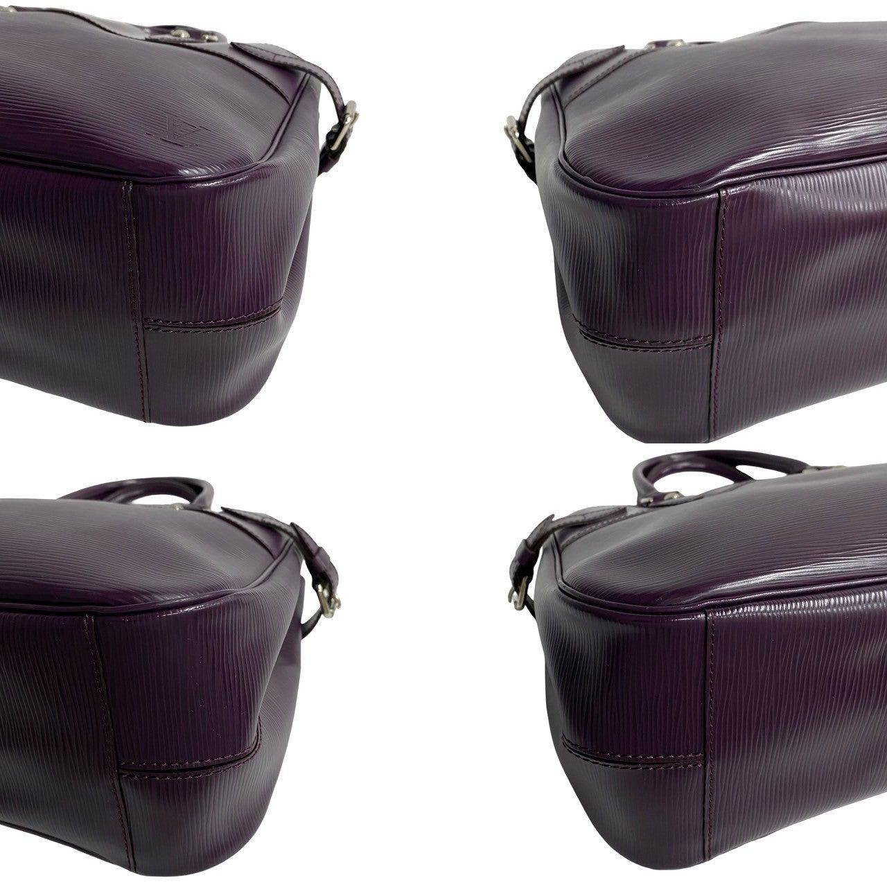 Louis Vuitton Louis Vuitton Handbag Purple Leather Size ONE SIZE - 7 Thumbnail