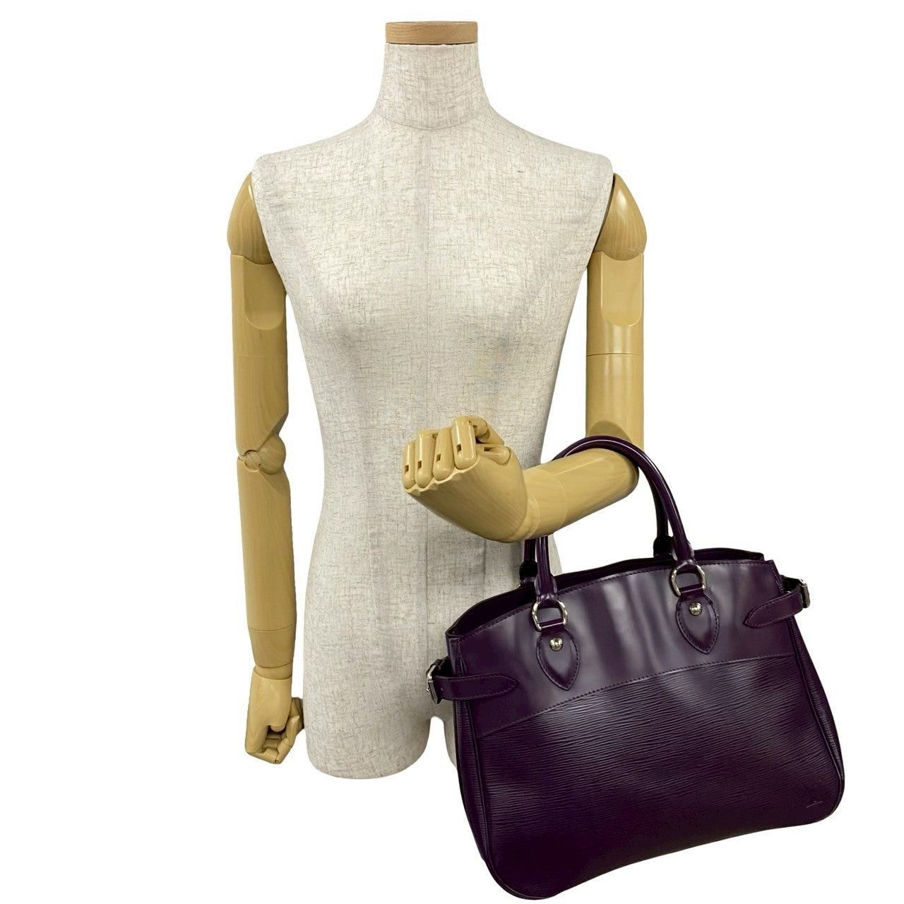 Louis Vuitton Louis Vuitton Handbag Purple Leather Size ONE SIZE - 2 Thumbnail