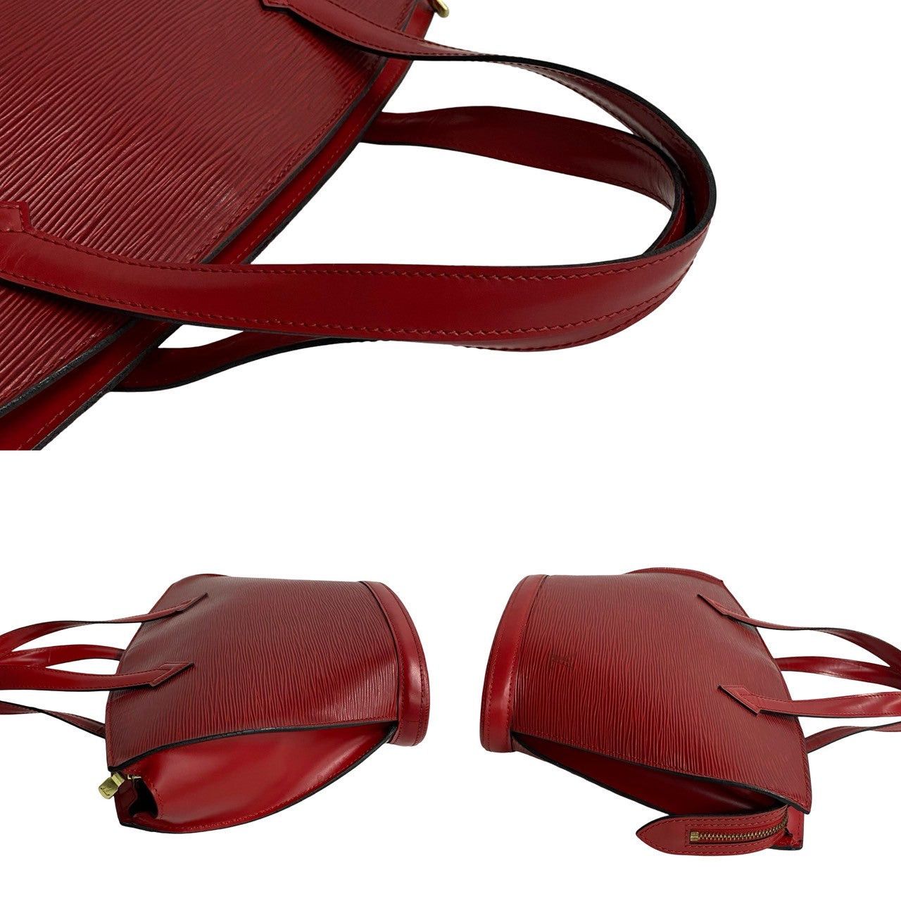 Louis Vuitton Louis Vuitton Handbag Red Leather Size ONE SIZE - 5 Thumbnail