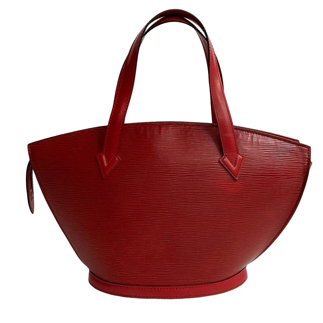 Louis Vuitton Louis Vuitton Handbag Red Leather Size ONE SIZE - 4 Thumbnail
