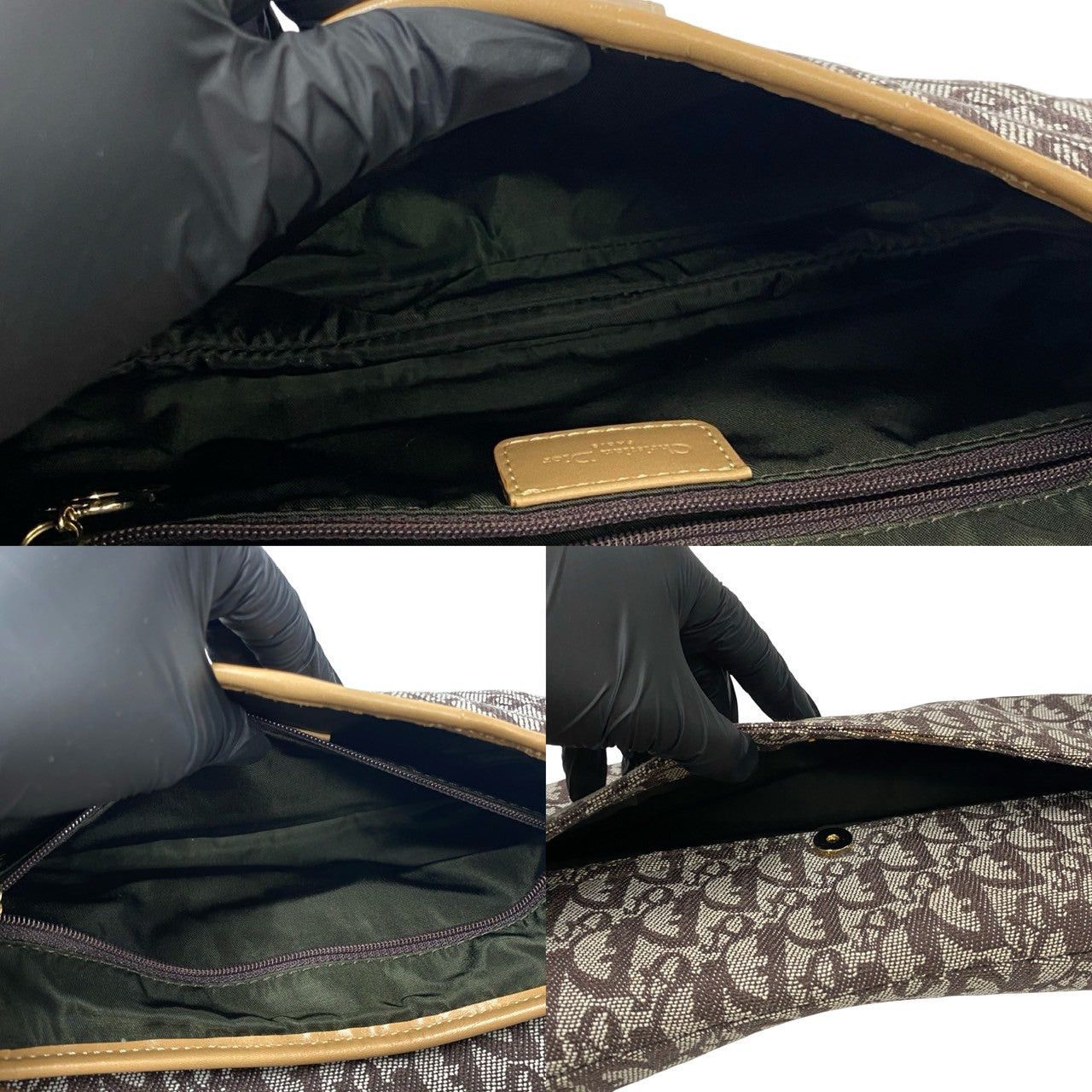 Dior Dior Shoulder Bag Brown Leather Size ONE SIZE - 8 Thumbnail