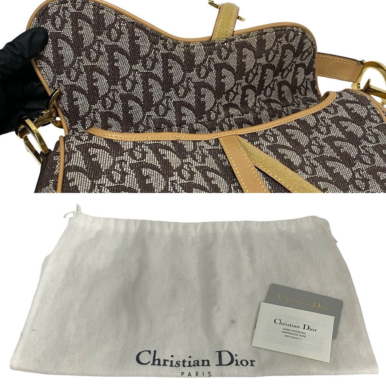 Dior Dior Shoulder Bag Brown Leather Size ONE SIZE - 9 Thumbnail