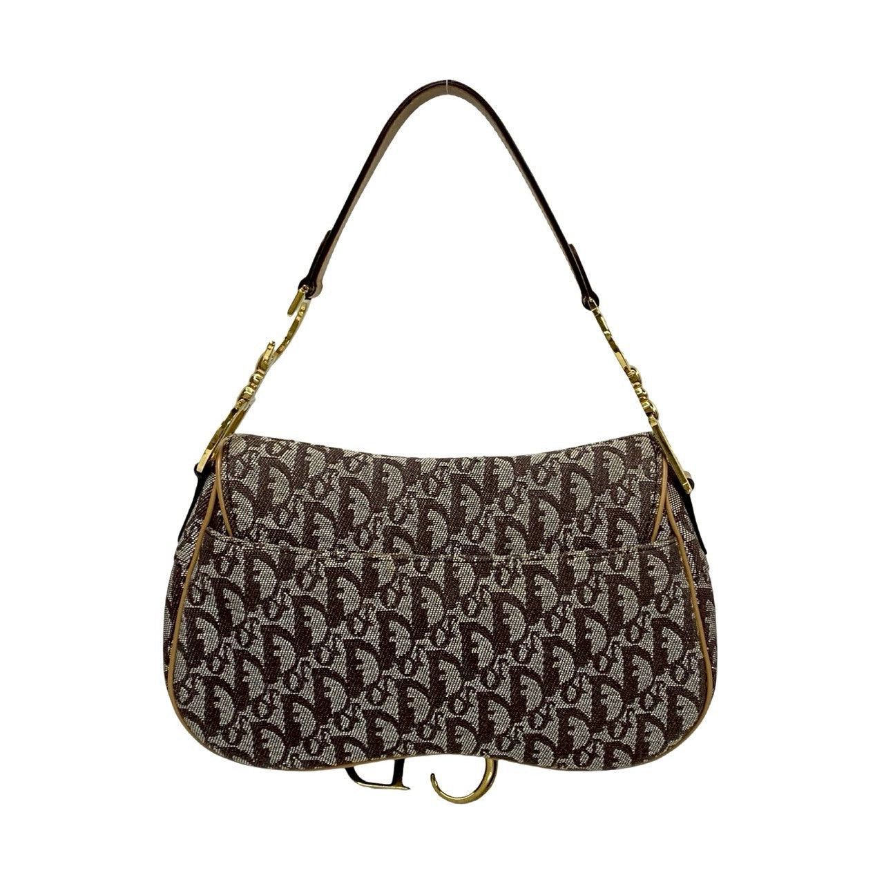 Dior Dior Shoulder Bag Brown Leather Size ONE SIZE - 4 Thumbnail