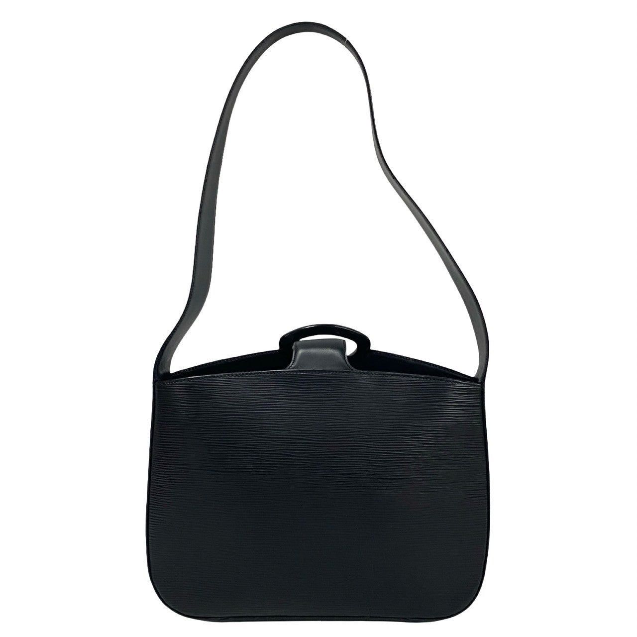 Louis Vuitton Louis Vuitton Shoulder Bag Black Leather Size ONE SIZE - 4 Thumbnail