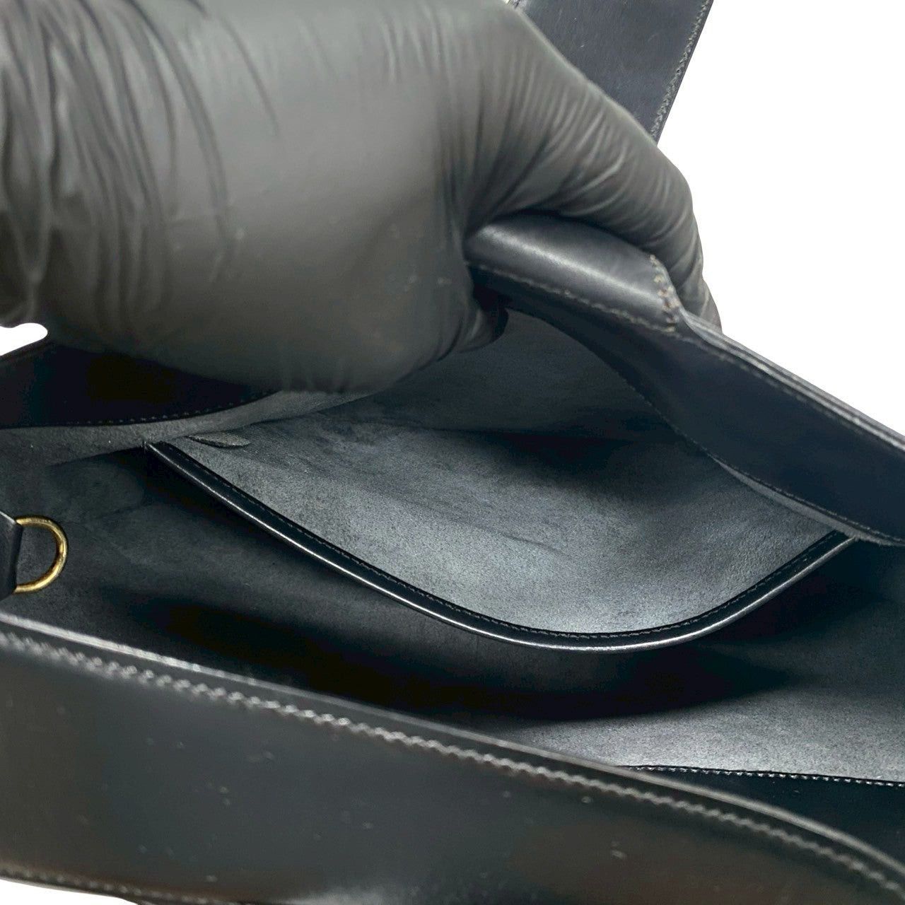 Louis Vuitton Louis Vuitton Shoulder Bag Black Leather Size ONE SIZE - 9 Thumbnail