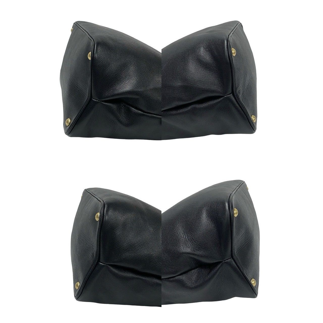 Prada Prada Handbag Black Leather Size ONE SIZE - 7 Thumbnail