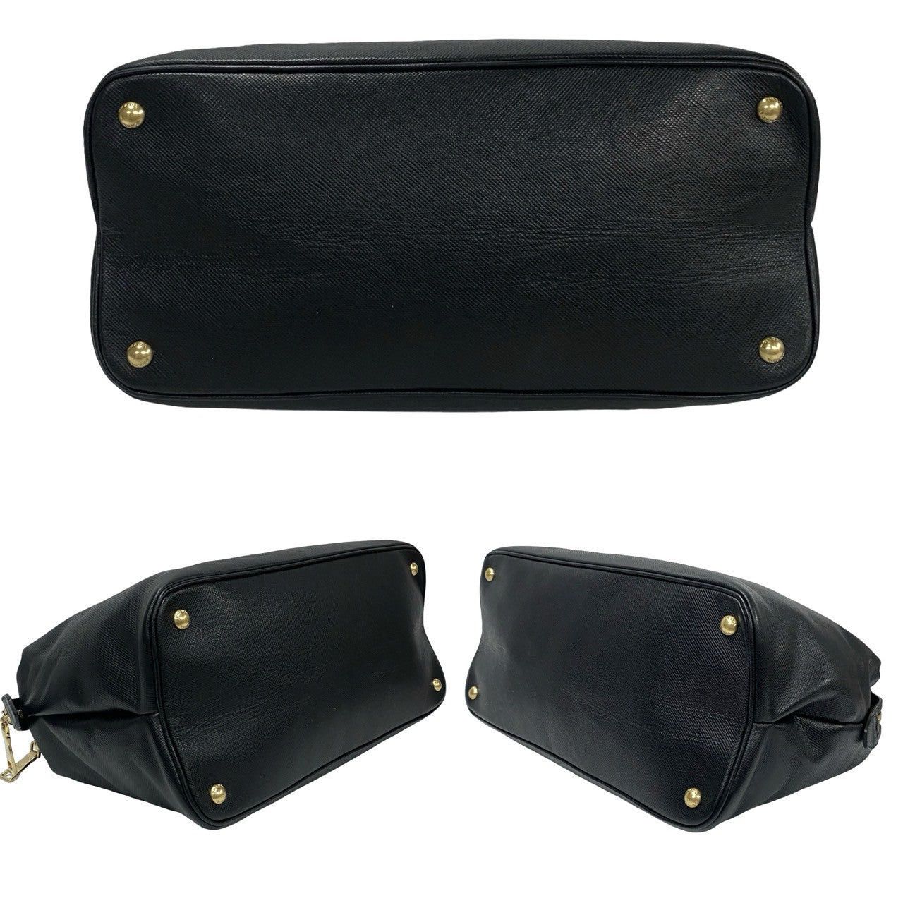 Prada Prada Handbag Black Leather Size ONE SIZE - 6 Thumbnail